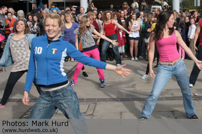 Derby Disco Flash Mob: photos by Mark Hurd (www.hurdweb.co.uk)